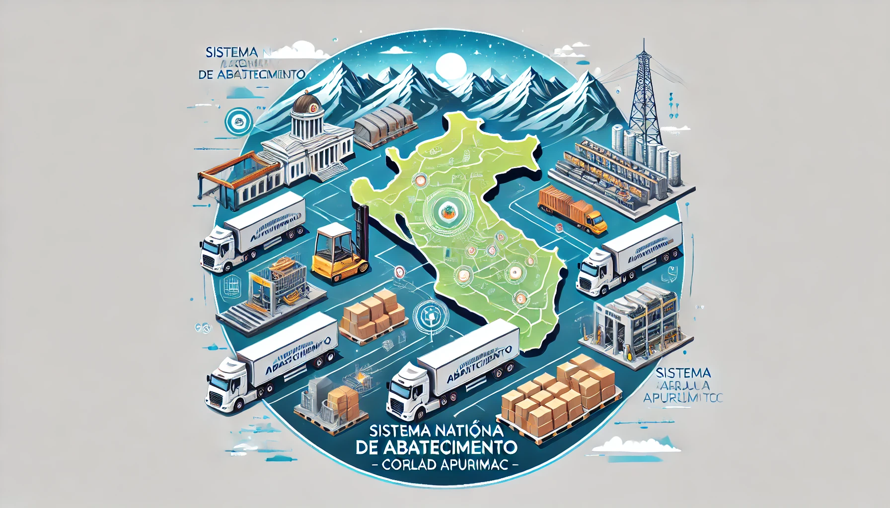 DALL·E 2025-02-11 13.00.10 – Un diseño profesional para un curso titulado ‘SISTEMA NACIONAL DE ABASTECIMIENTO – CORLAD APURÍMAC’. La imagen debe ser horizontal y representar un co
